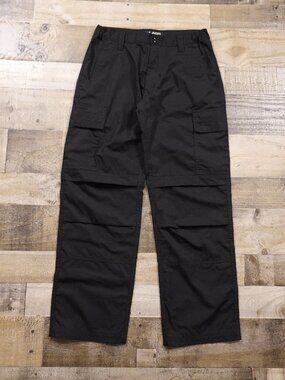 LAPG Core Cargo Pants Men's 30x30 Black Ripstop‎ Tactical Utility Workwear